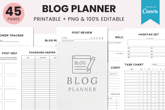 Download 2025 - Blog Planner - Blog planner Collection